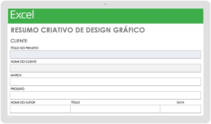 Resumo Criativo de Design Gráfico