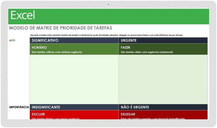 Matriz de Prioridade de Tarefas